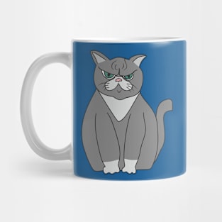 Gray cat Mug